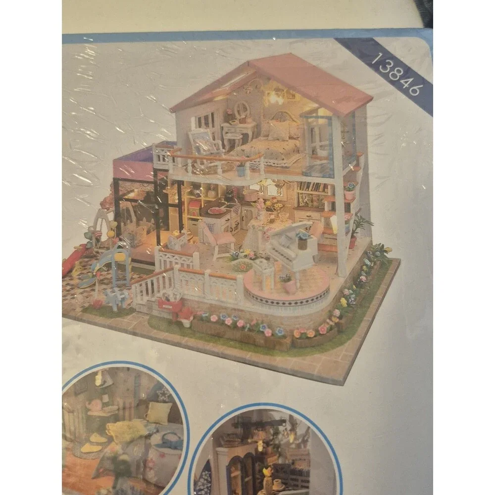 Hongda 13846 Sweet Dollhouse Diy Miniature House